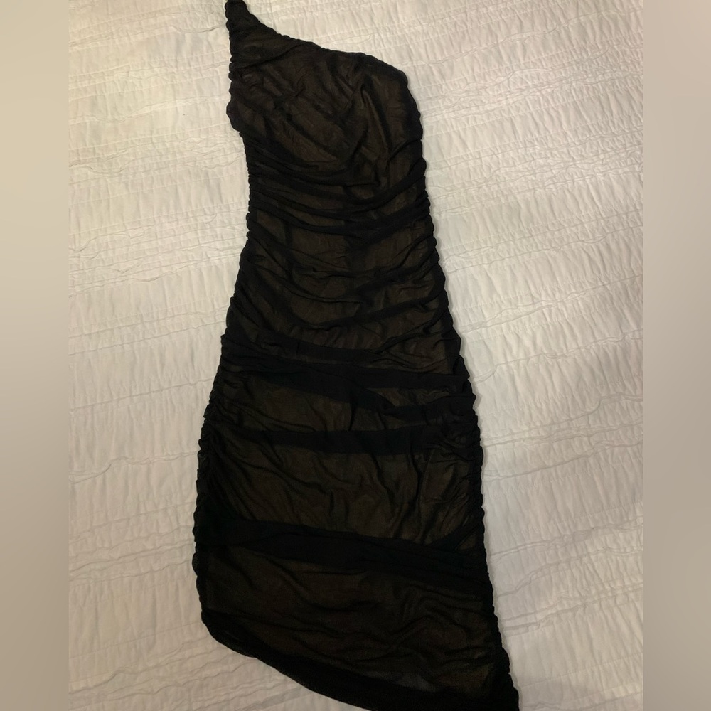 Lulus black/nude dress